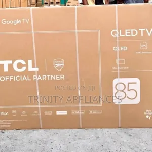 TCL 85" Qled Uhd Android Smart Tv Very Slim Design