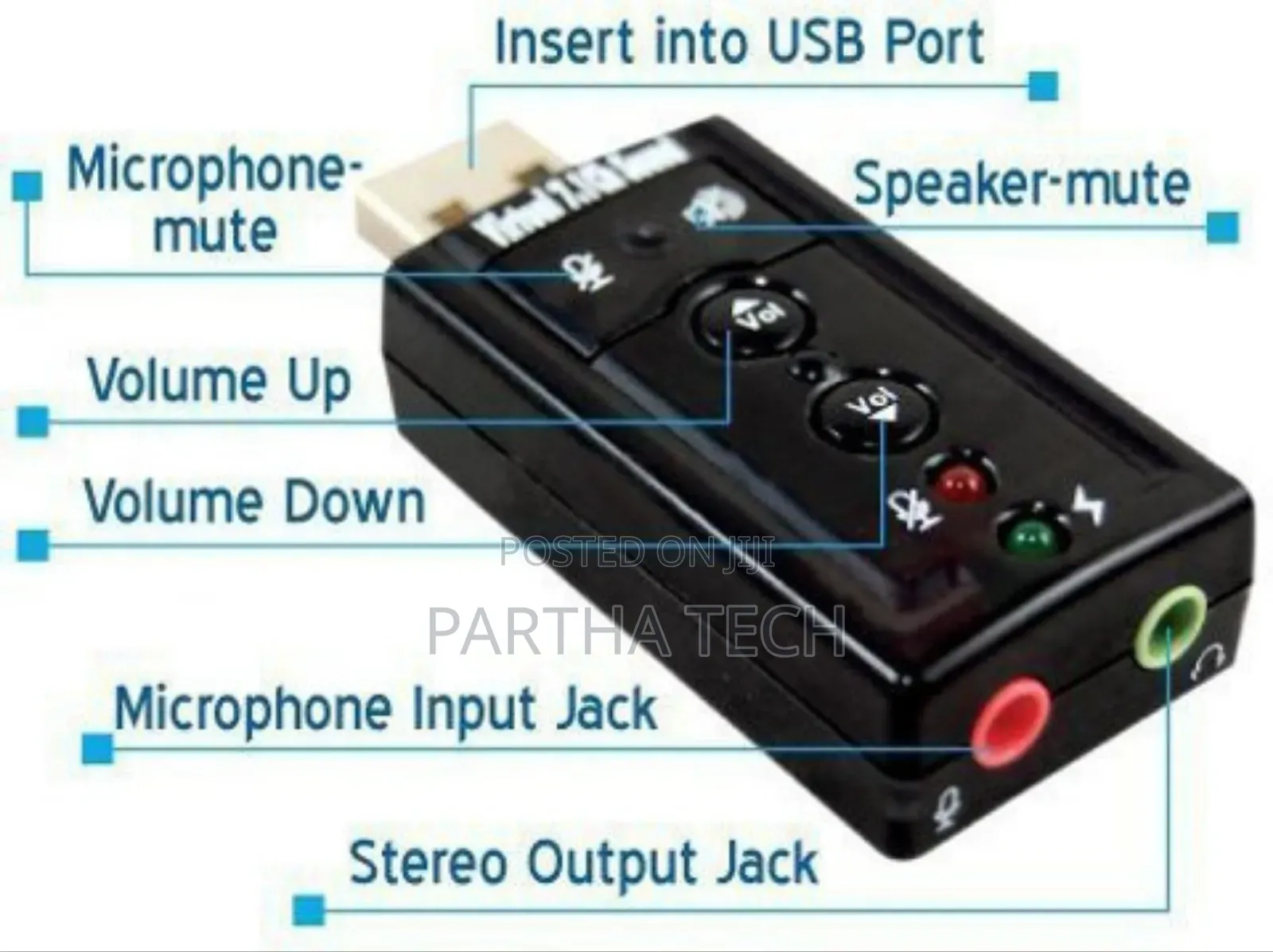 Usb Sound Cards 7.1 Channel