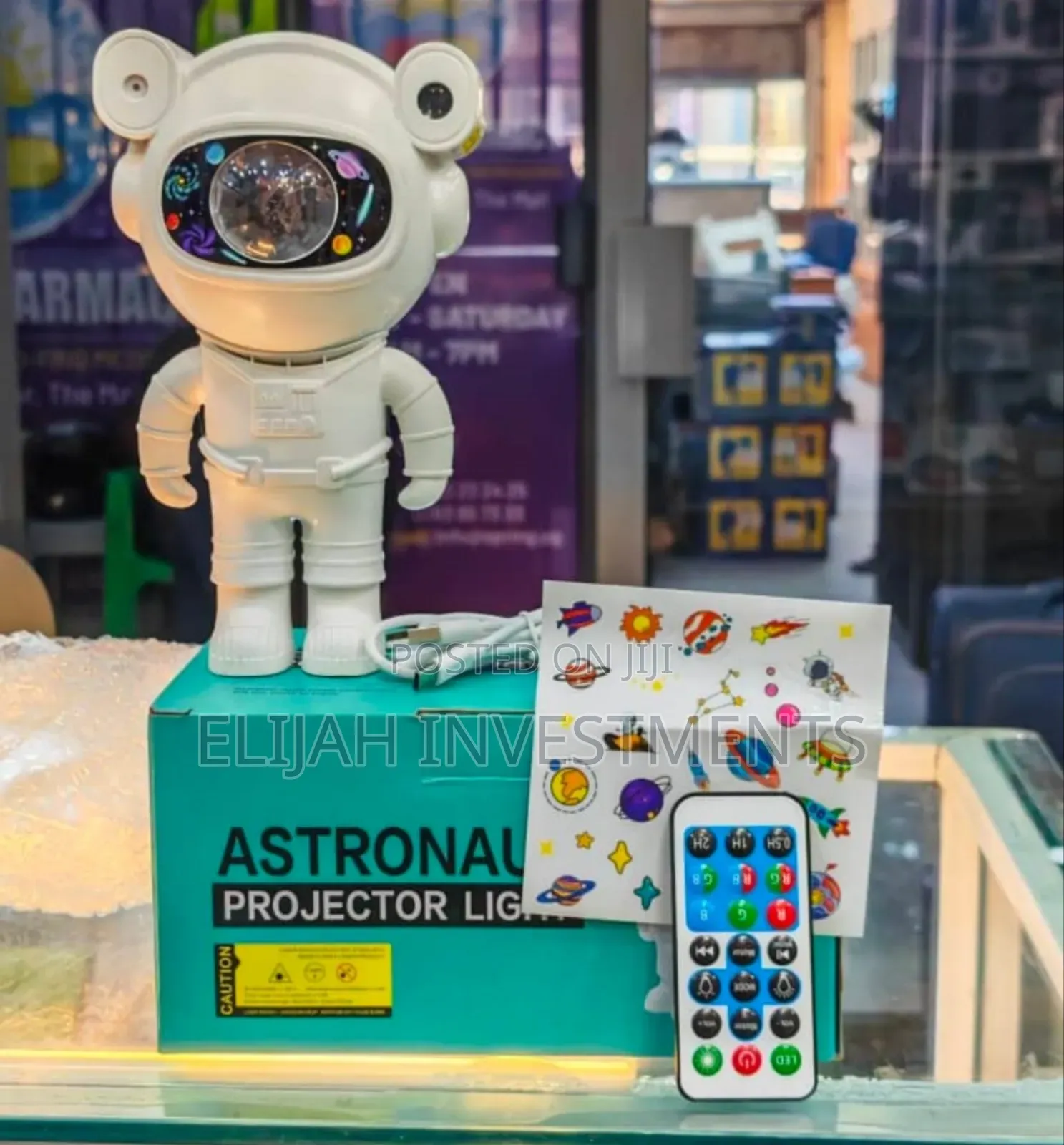 Astronaut Galaxy Light Projector With Stickers