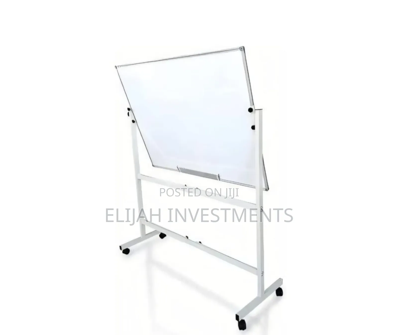 Double-Sided Magnetic Whiteboard With Adjustable Stand