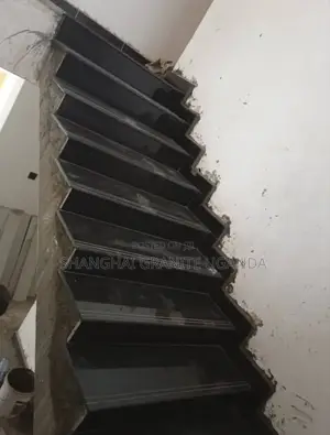 Pearl Black Granite Staircase