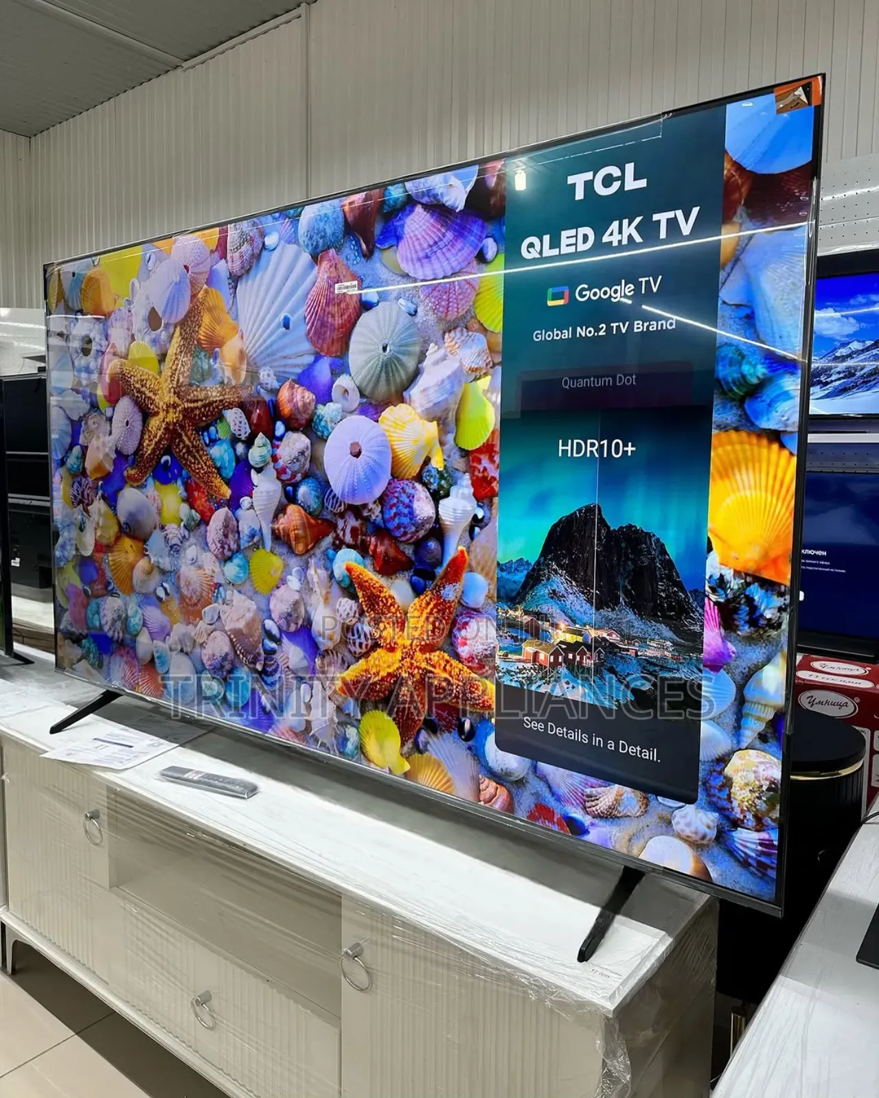 TCL Uhd Quantom Dot Qled Google Tv 75c645