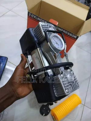 12v 2-cylinder Portable Air Compressor.