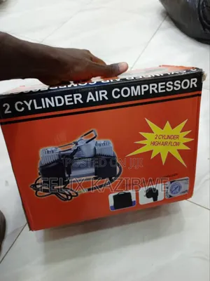 12v 2-cylinder Portable Air Compressor.