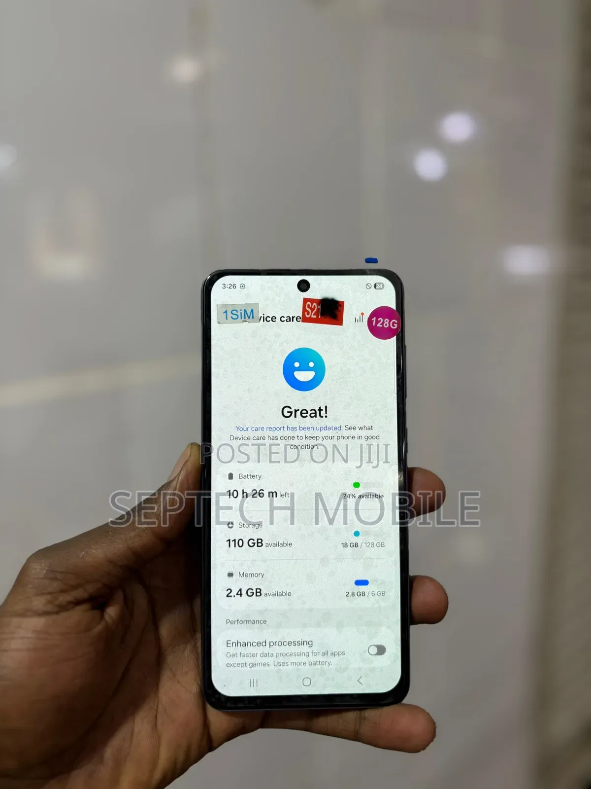 New Samsung Galaxy S21 FE 5G 128 GB Black