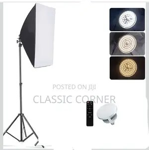 100w Photography Led Light Bulb With Remote Control and Tripod Stand