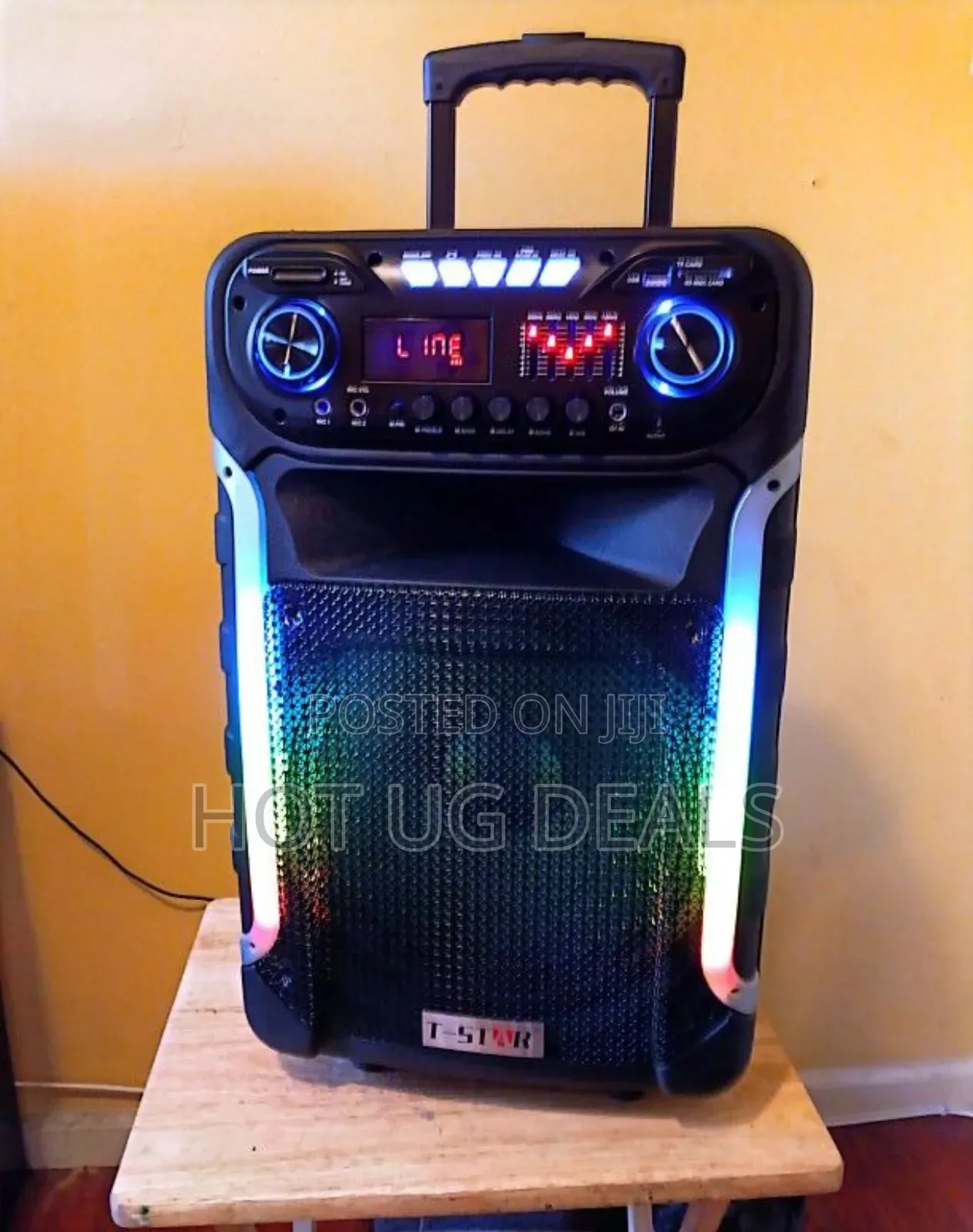 Mjack Mj 2012 Public Address Speake With Two Wireless Microphones.