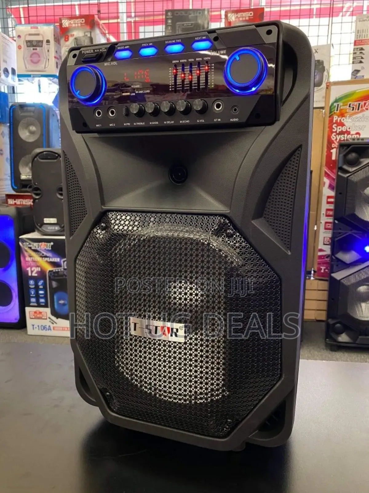 Mjack Mj 2012 Public Address Speake With Two Wireless Microphones.