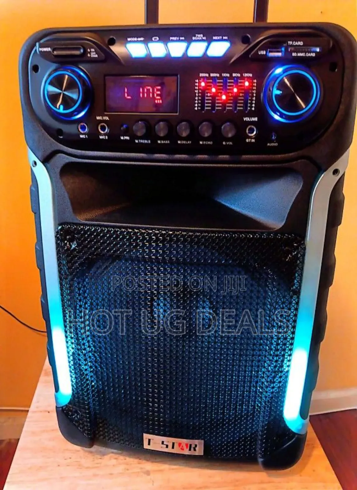 Mjack Mj 2012 Public Address Speake With Two Wireless Microphones.