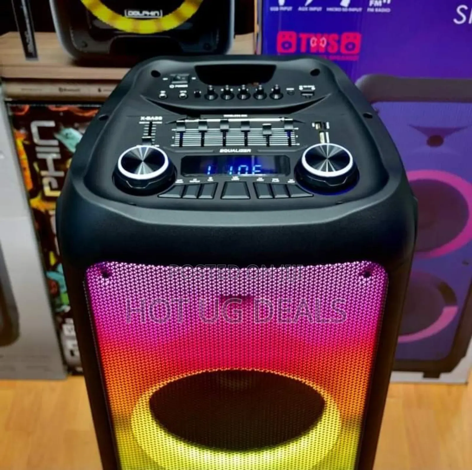 Mjack Mj3010 Rechargeable Portable Bluetooth Speaker With 2 Microphone