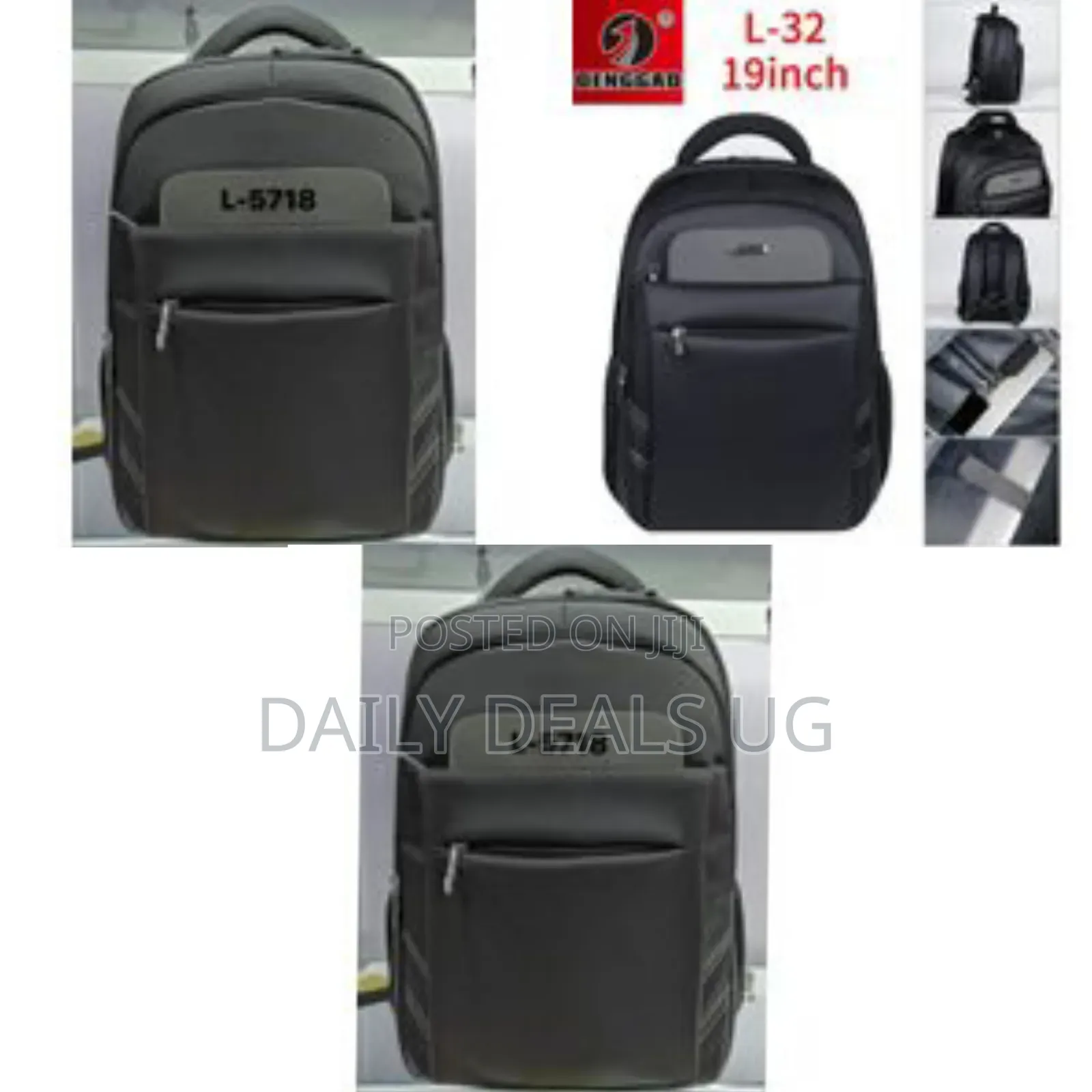 19 Inch Anti Theft Travel Laptop Student Bookbag Backpack Bag