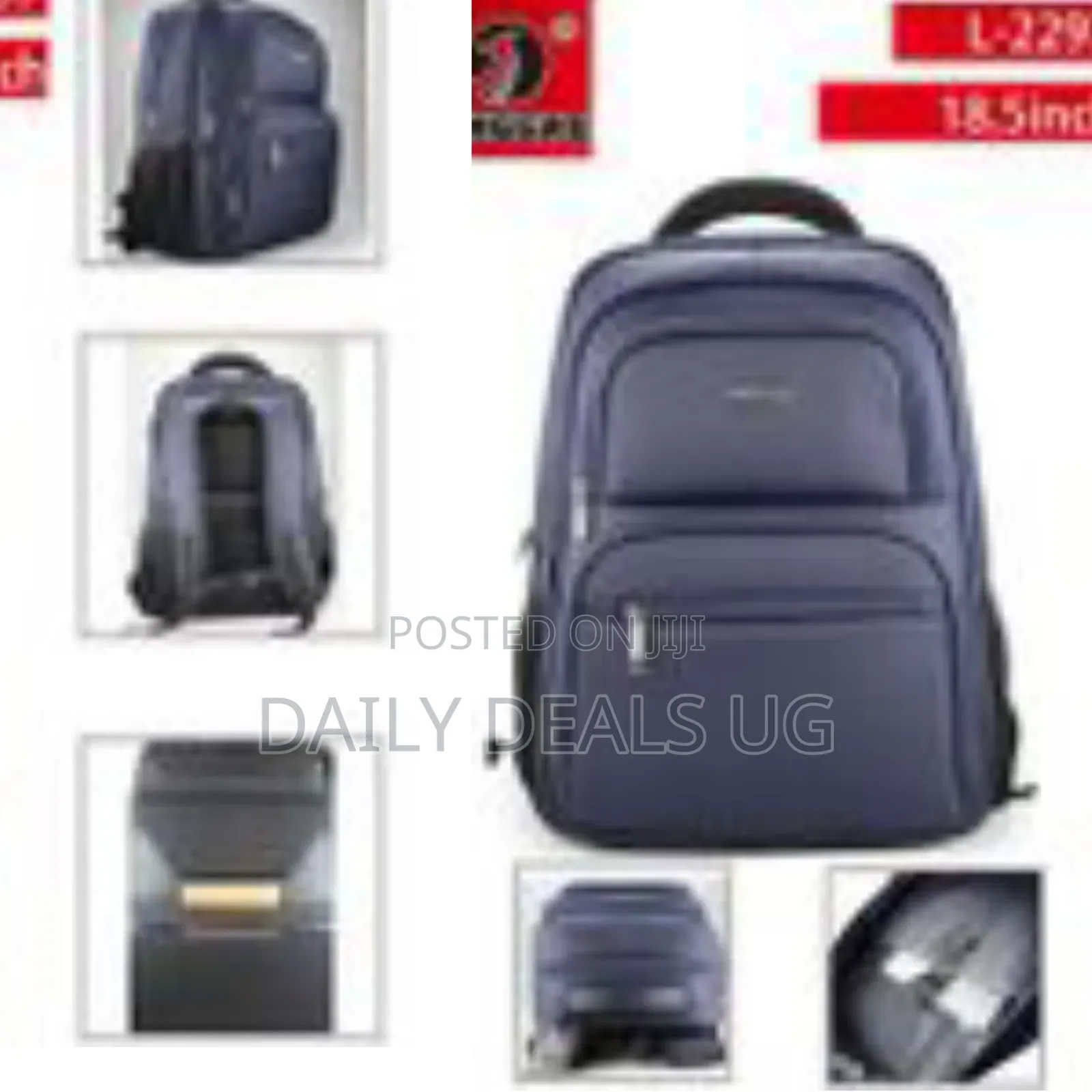 18.5 Inch Durable Well-Partitioned Laptop Travel Bag Work School