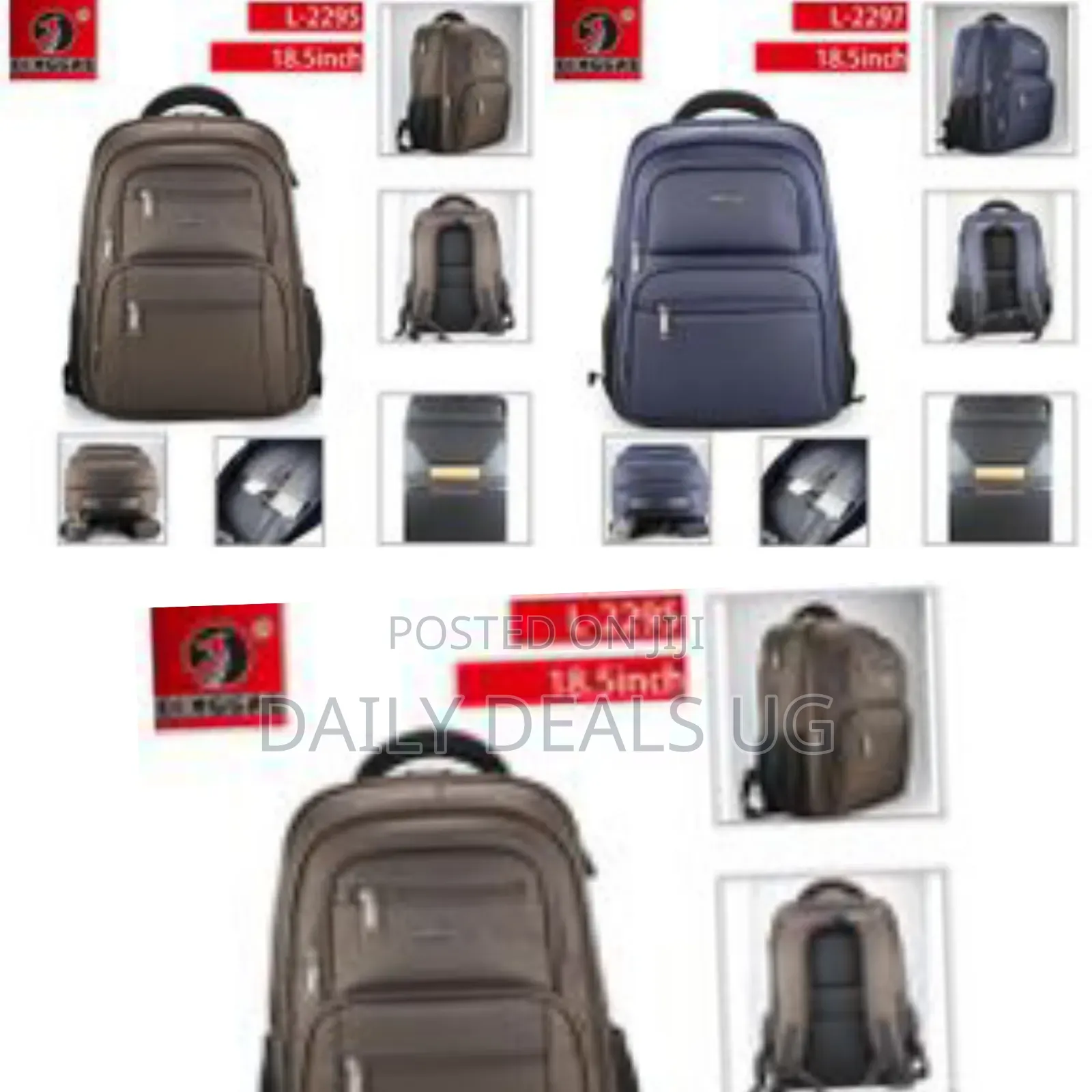 18.5 Inch Durable Well-Partitioned Laptop Travel Bag Work School
