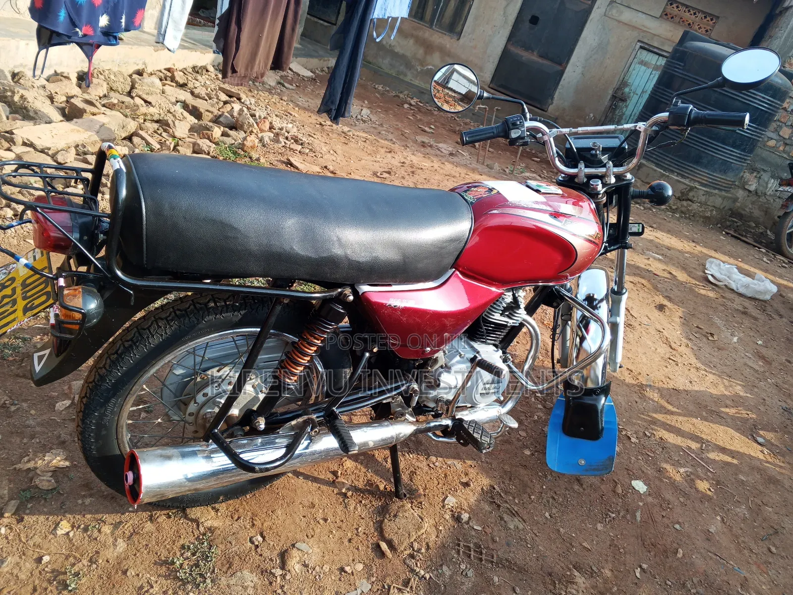 Bajaj Boxer 100 2014 Red