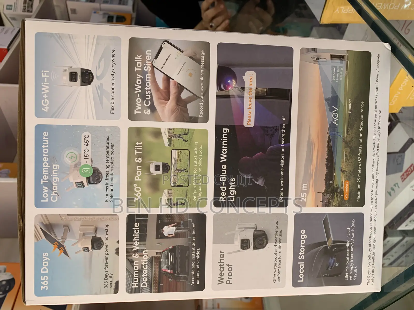 Imou Solar Camera 4g+Wifi Dual Lense 5mp +5mp