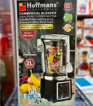 Hoffmans Hm-2088 Silent Commercial Blender.