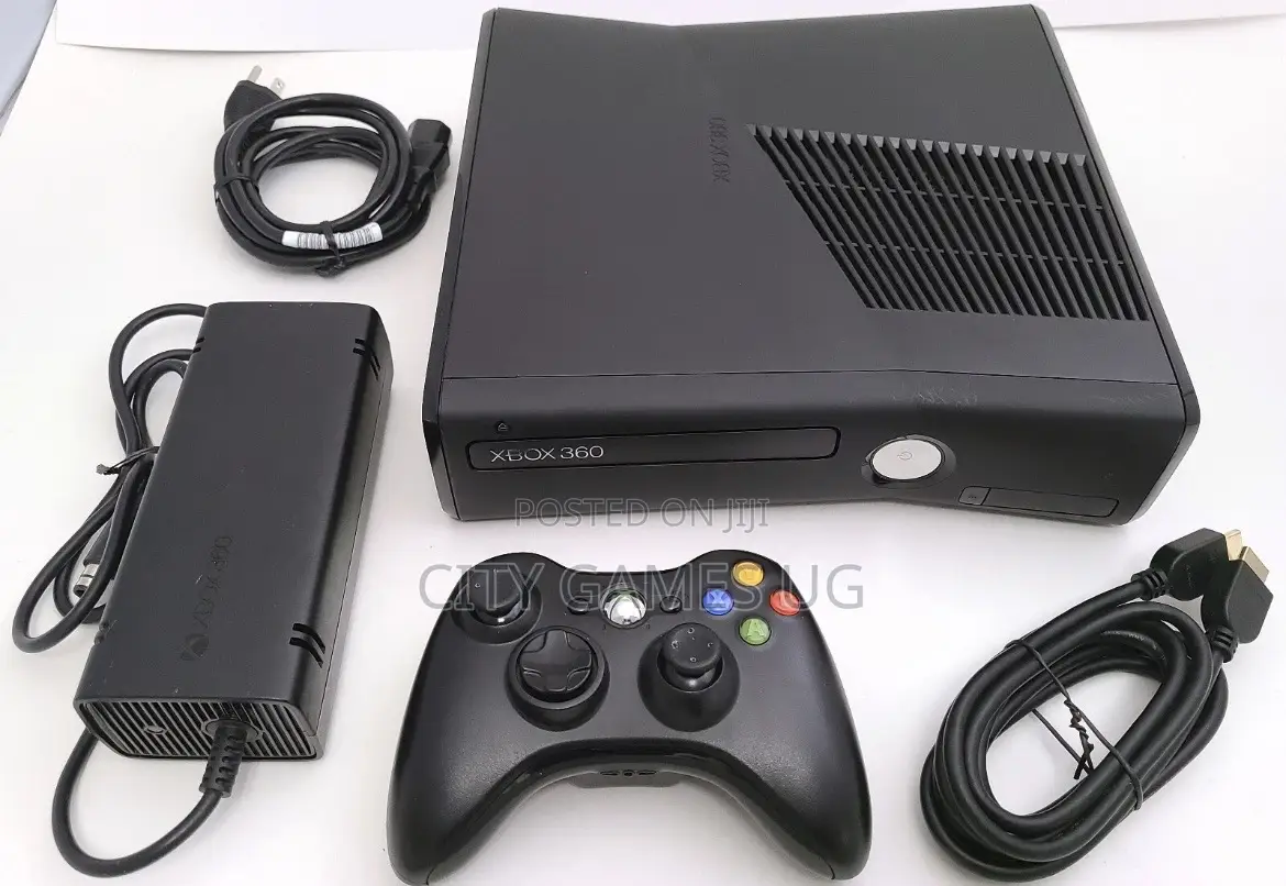 Microsoft Xbox 360 S Slim 250gb Black Video Game Console