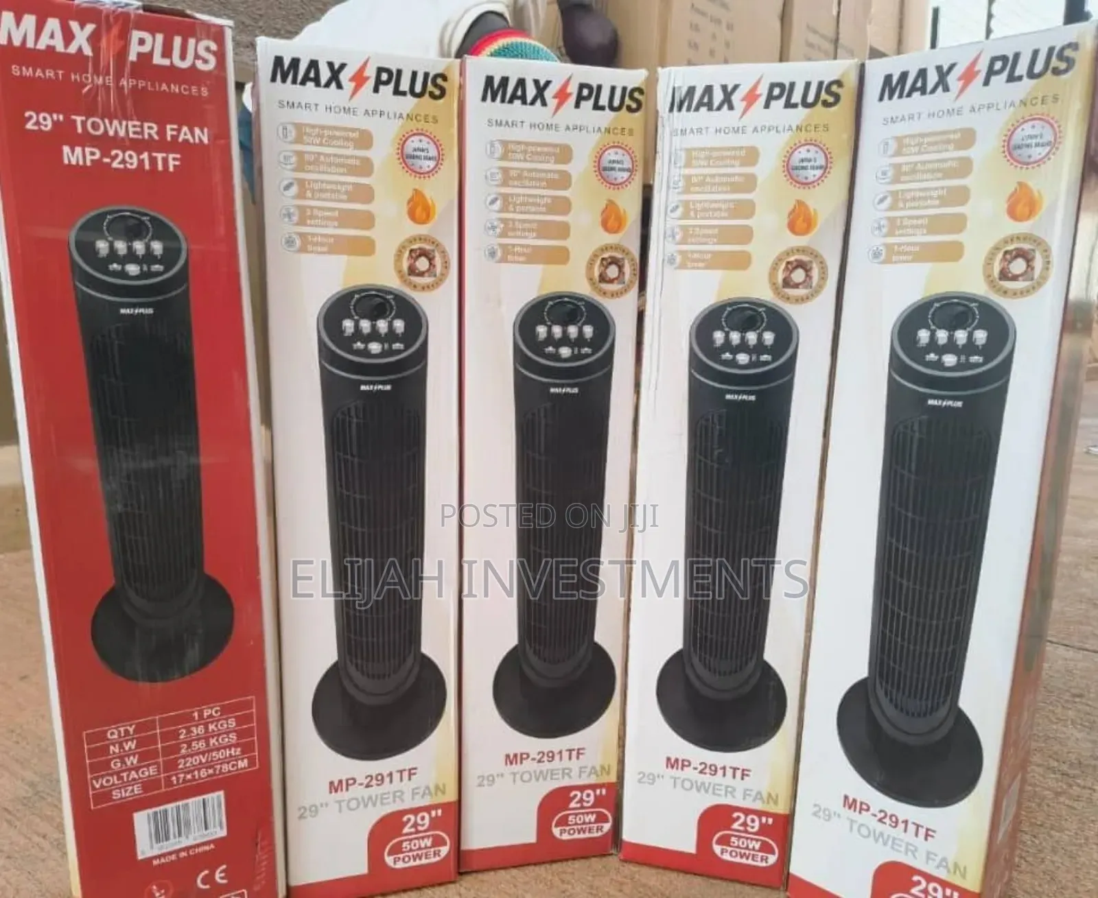 Max Plus Tower Fan.