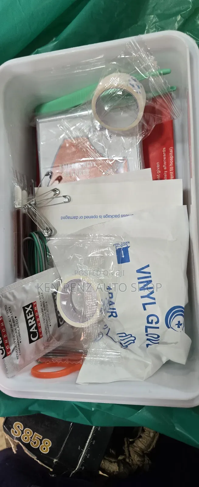 Car Mobile Minor Injuries First Aid Kit