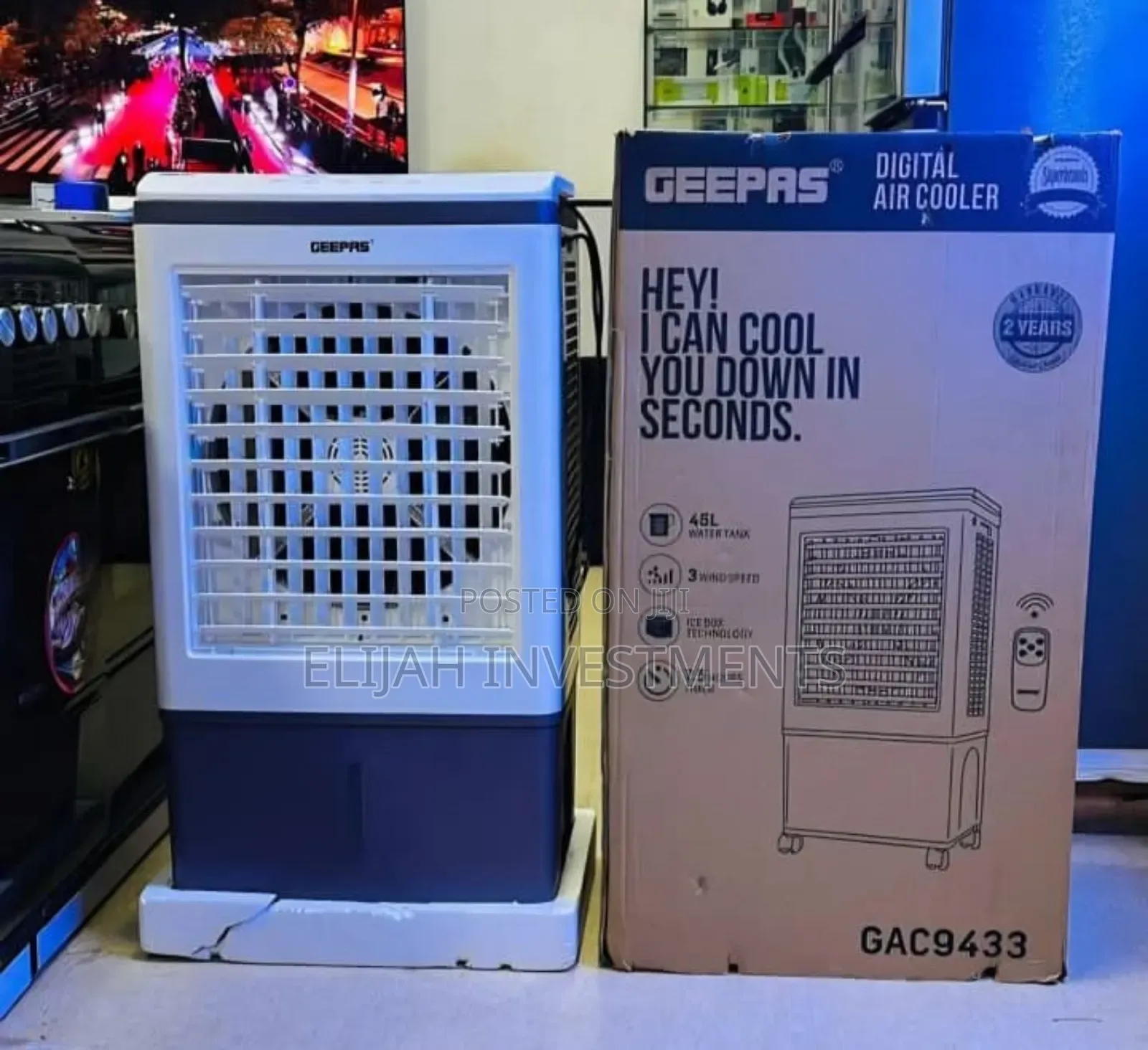 Geepas Gac9433 Digital Air Cooler.