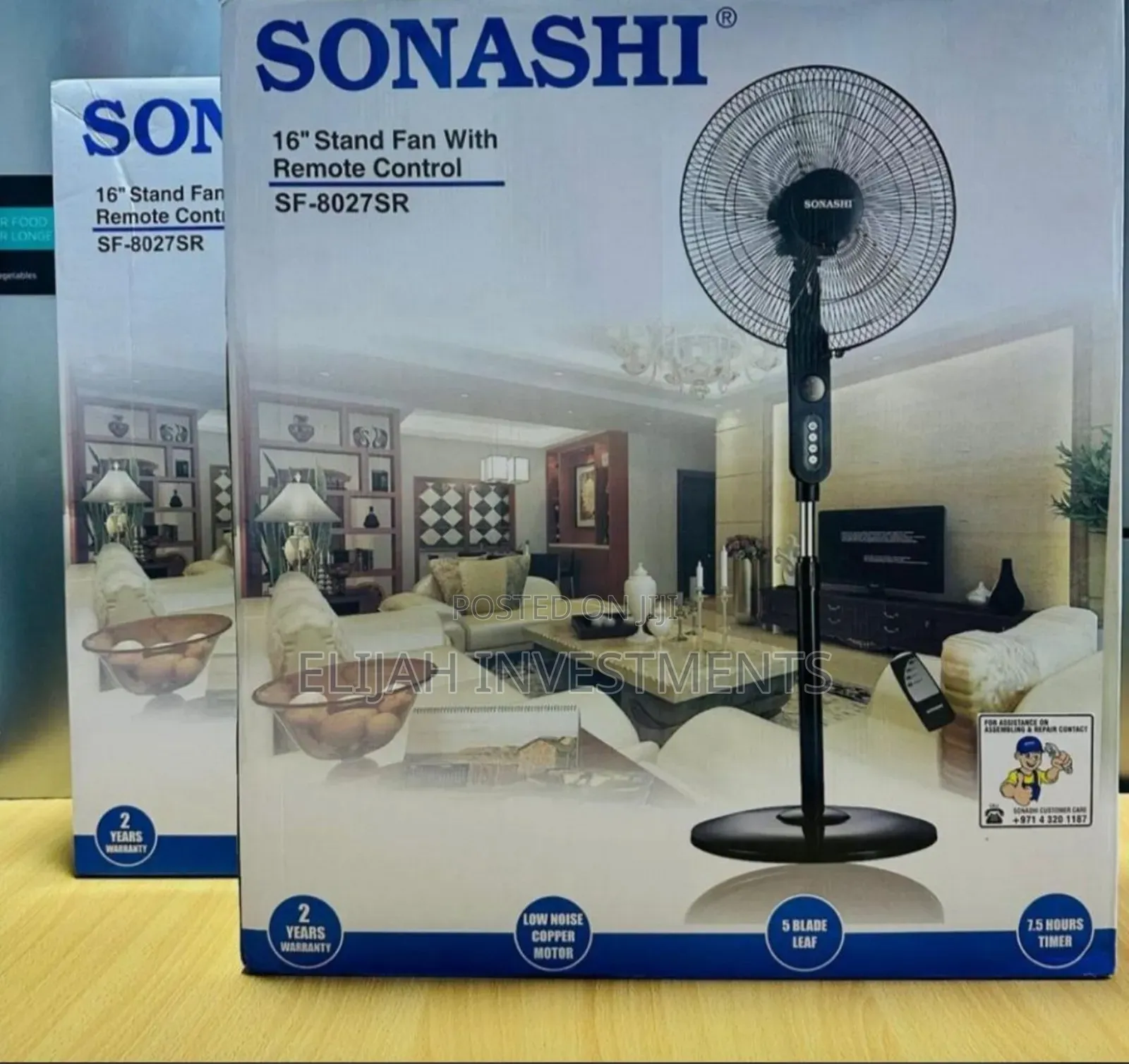 16 Inxhes Sonashi Stand Fan With Remote Now