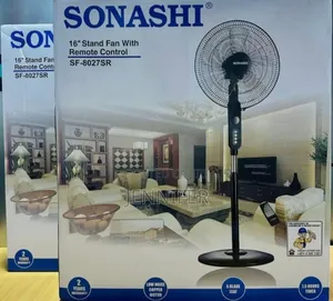 16 Inxhes Sonashi Stand Fan With Remote Now