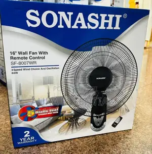 16 Inches Sonashi Wall Fan With Remote Now