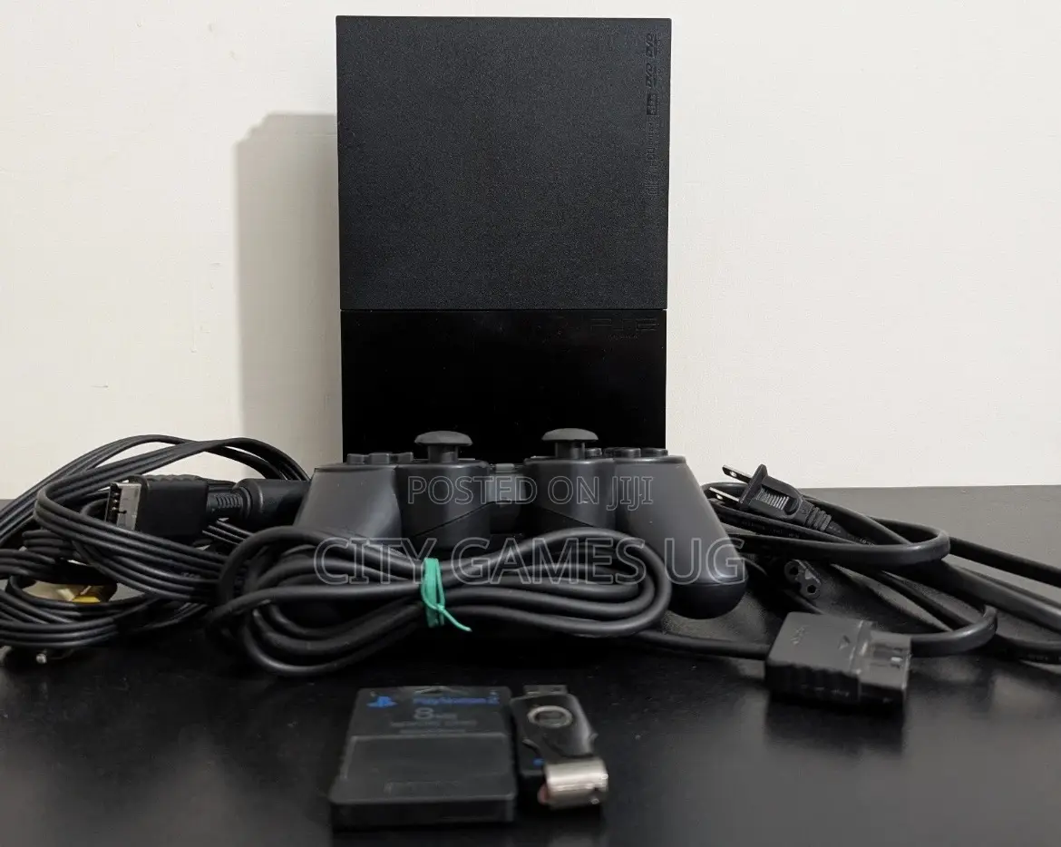 Sony Playstation 2 Ps2 Slim 32 Gb Console Fullset