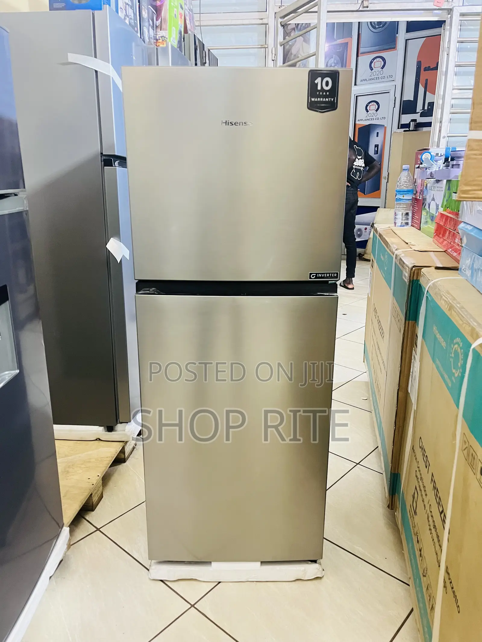 Hisense 266 Original Refrigerator New Stainless Steel Model