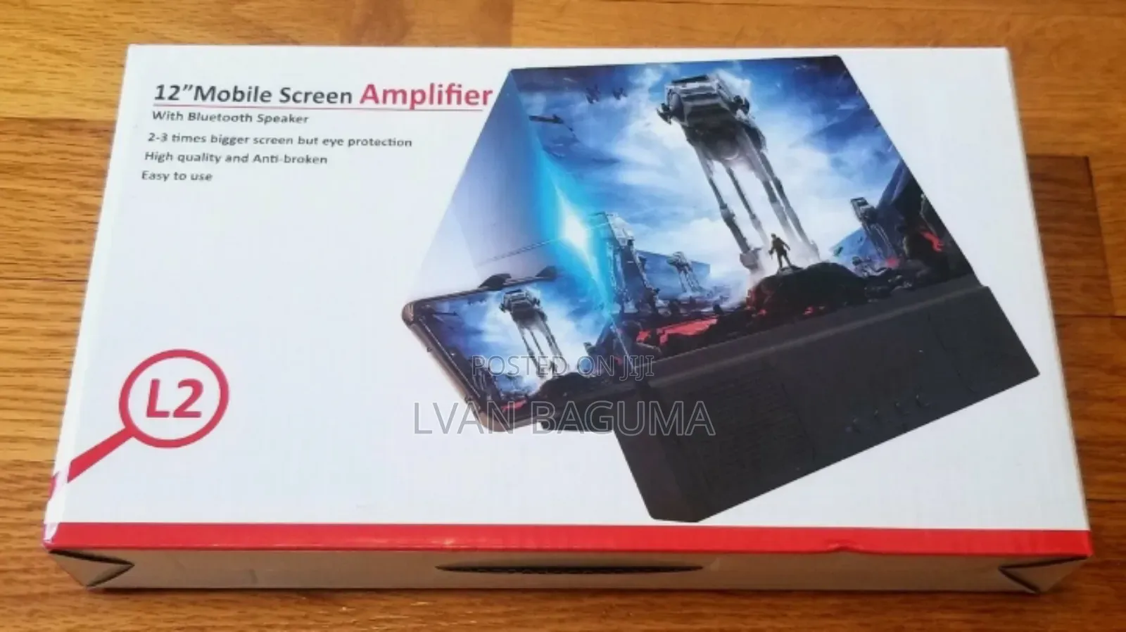 12 Inch Mobile Phone Screen Amplifier With a Bluetooth Speaker
