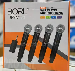 Borl Proffesional Wireless Microphone 4 in 1