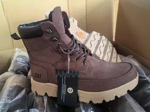 Classic Men Caterpillar Leather Casual Boots In Stock
