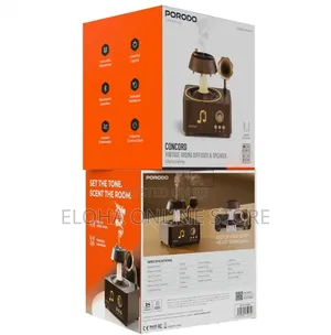 Porodo Lifestyle Concord Vintage Aroma Diffuser And Speaker