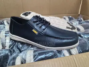 Classic Men's Leather Caterpillar Low Shoes In Stock