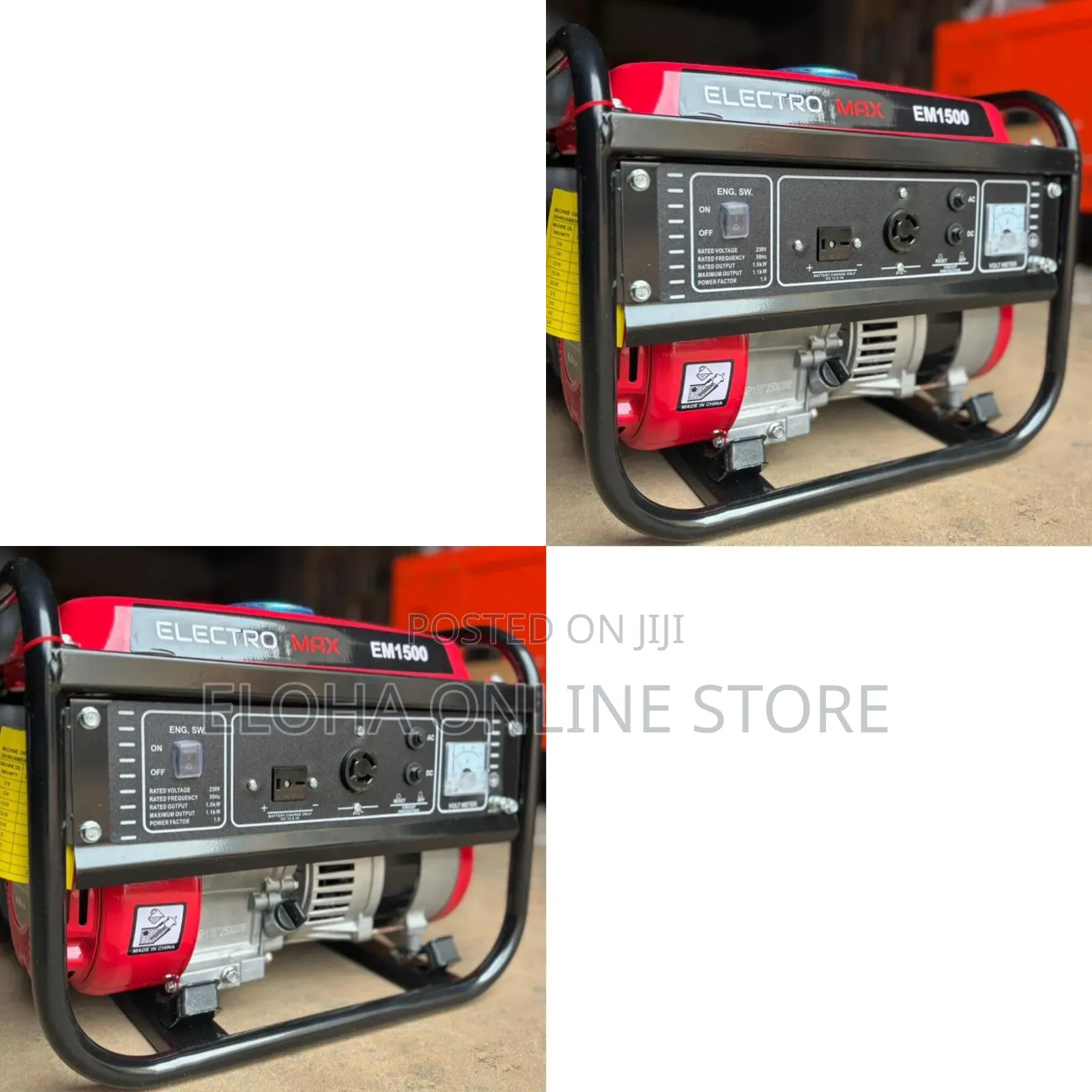 Electromax Em1500 Portable Generator