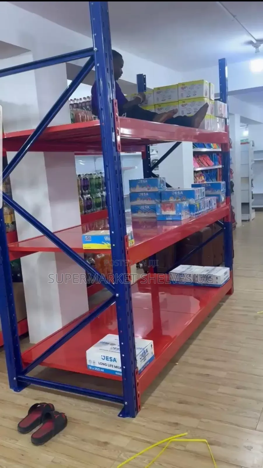 Warehouse Shelves or Racks 3.0x2.5x1.0 (M) 1ton Each Rack