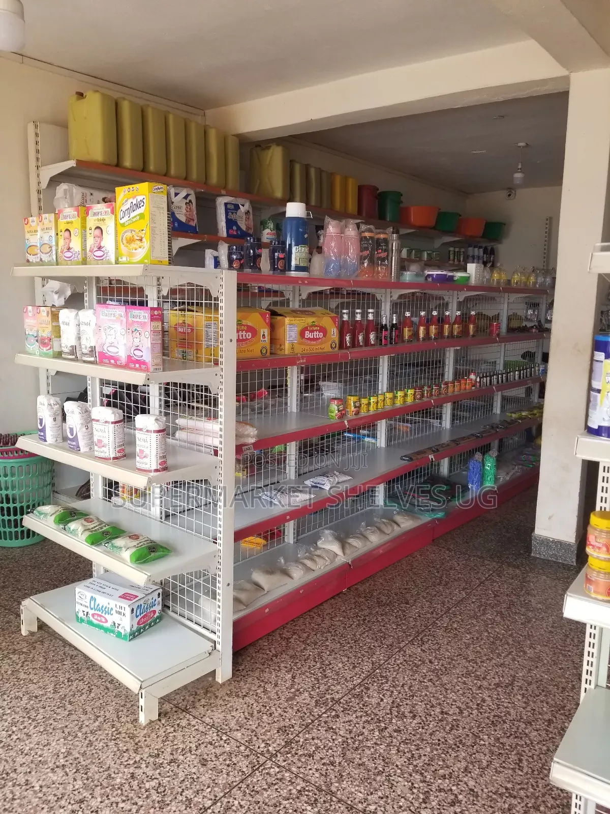 Supermarket Shelves Double 1meter by 1.8m on Sale at 