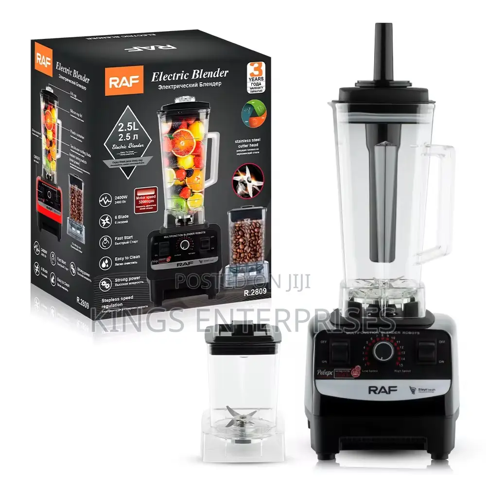 2 In 1 Heavy Duty Raf Electric Blender [2.5l]