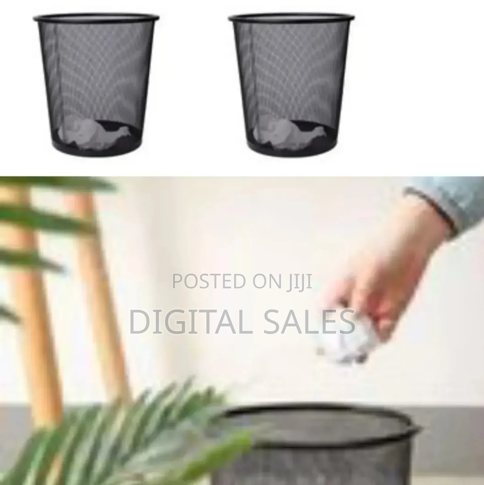 Wire Mesh Waste Bin / Trash Can