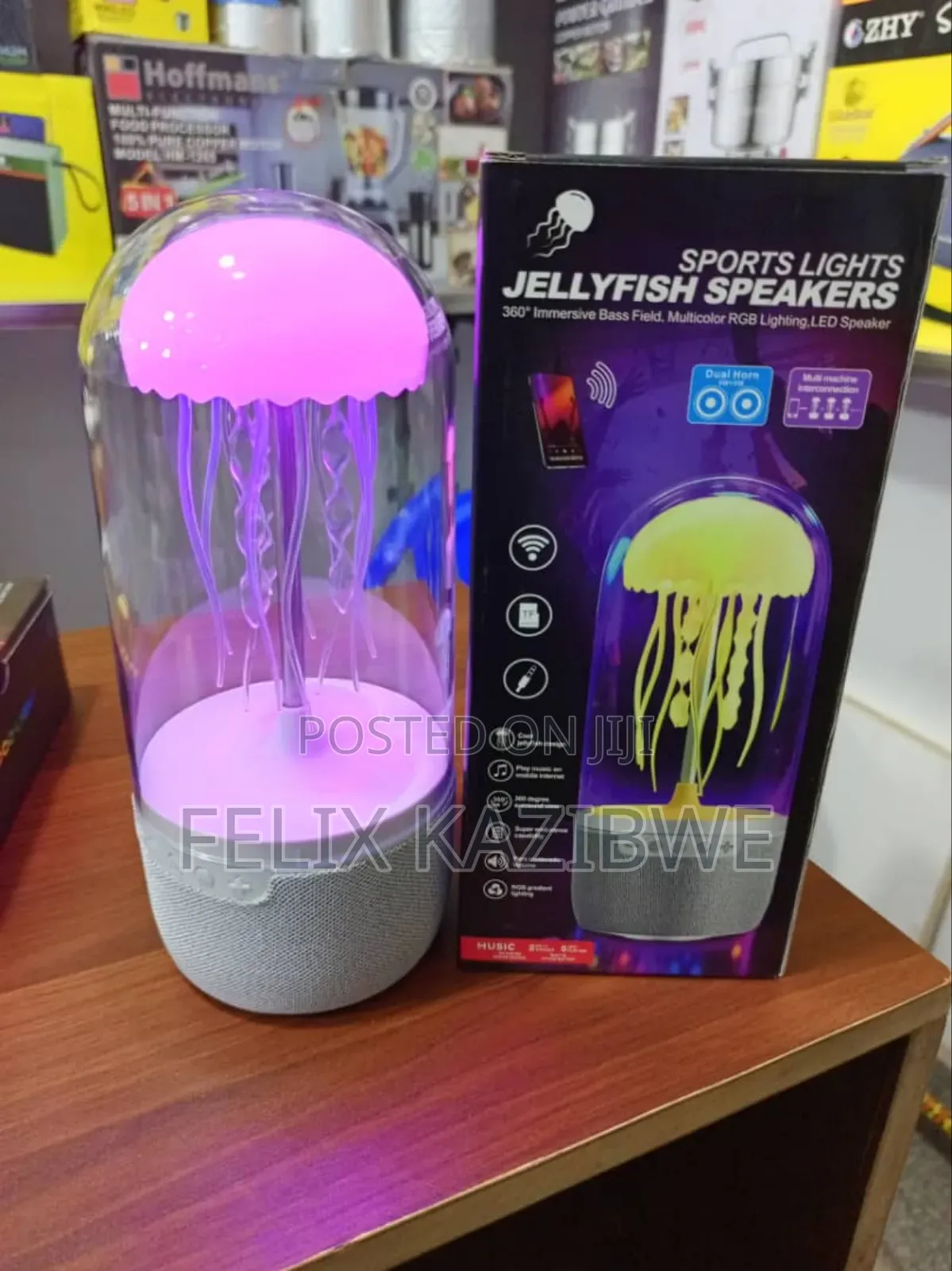 Sports Lights Jellyfish Speaker.