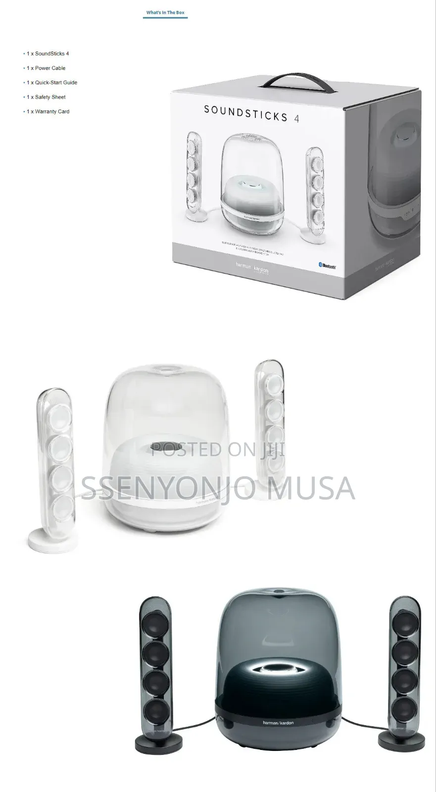 Harman Kardon Soundsticks 4 | 2.1 Channel Speakers-