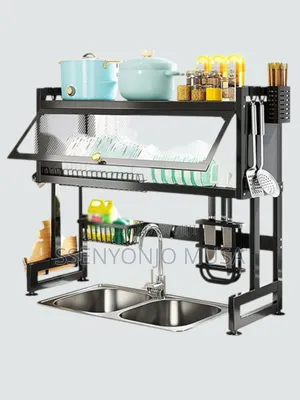 Sink Dish Drying Rack | Multifunctional Dish Drainer Rack.