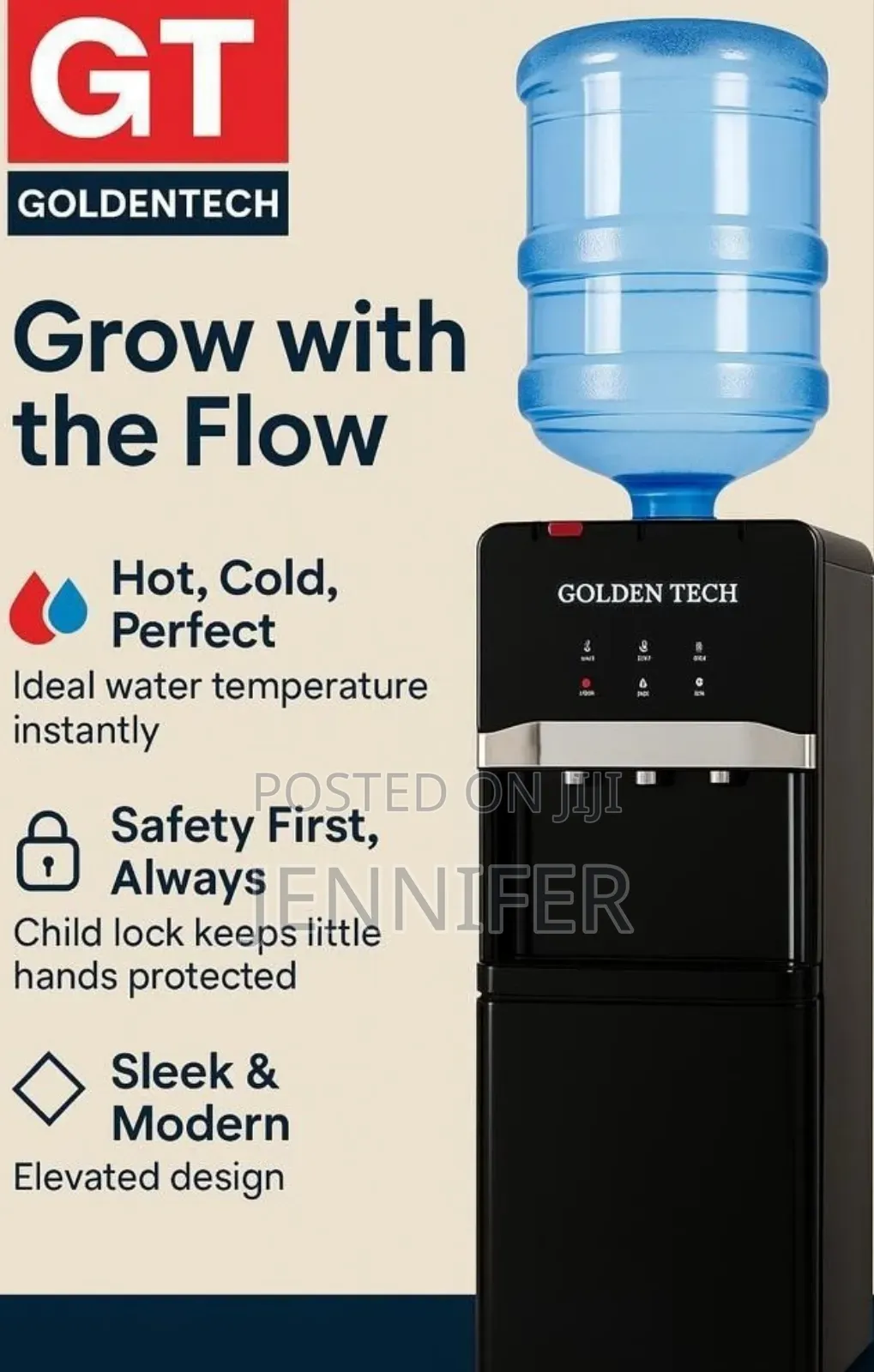 Golden Tech 'Grow With the Flow' Water Dispenser.