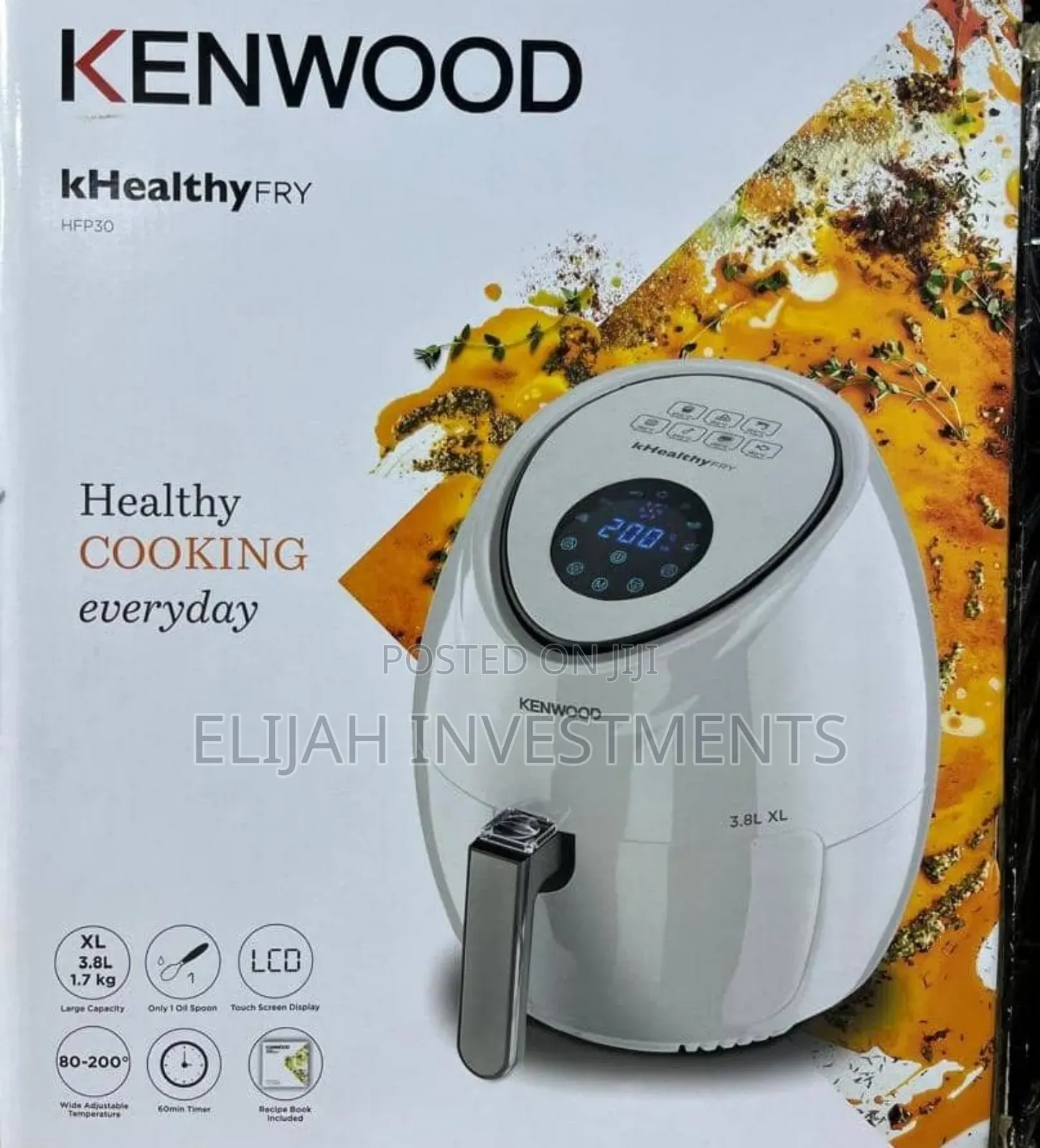 3.8 Litres Kenwood Air Fryer