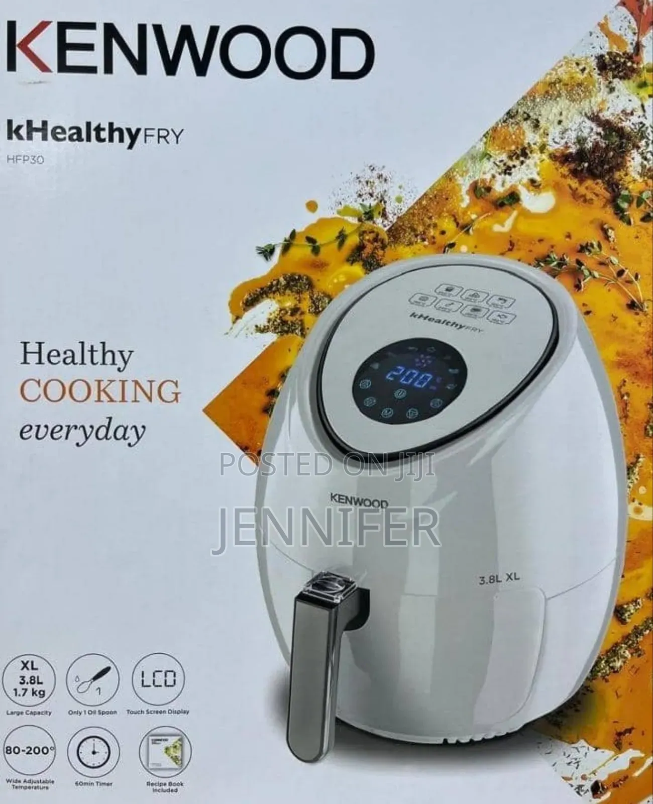 3.8 Litres Kenwood Air Fryer