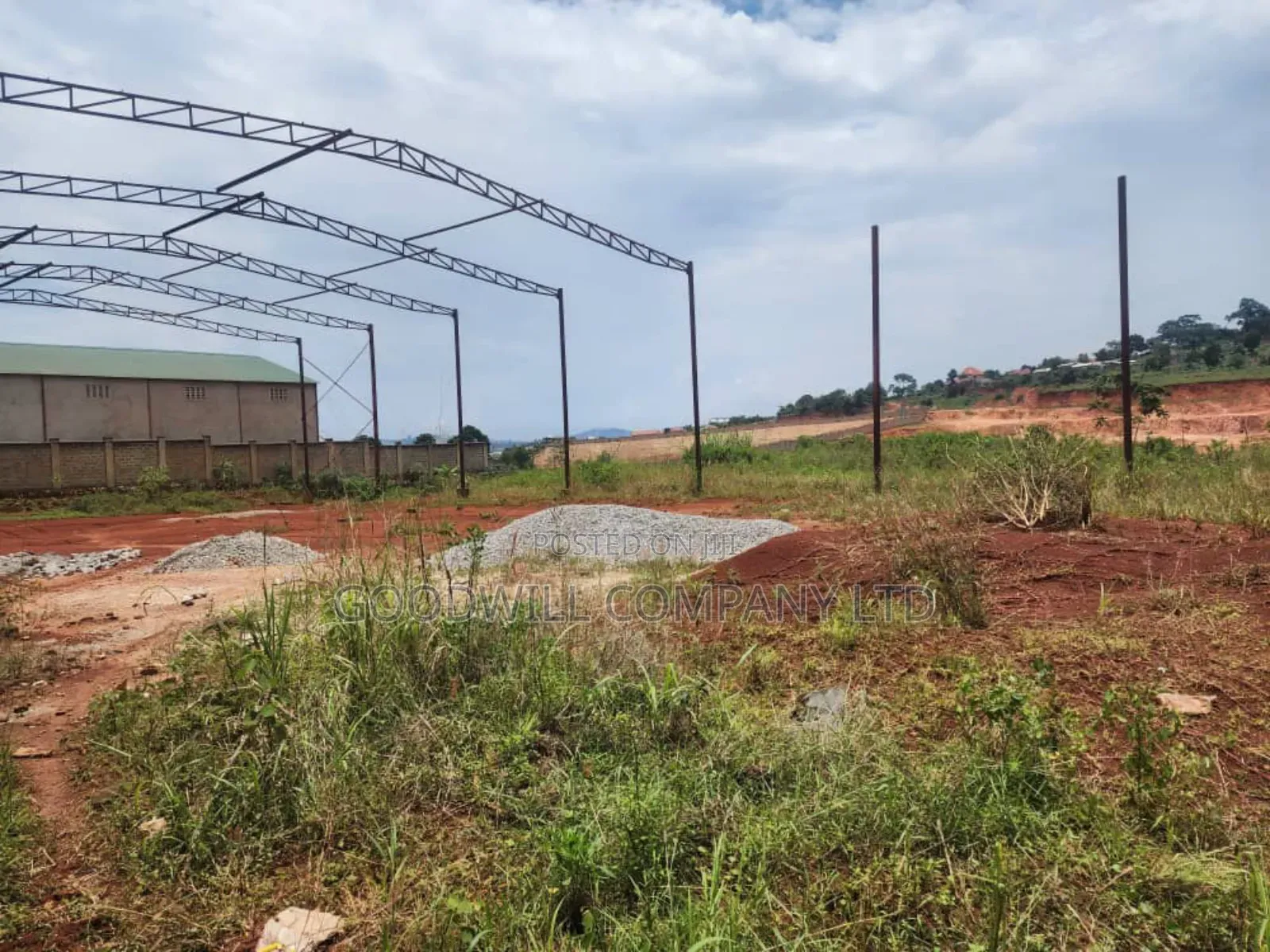 3 Acres for Sale at Namanve With Already Foundations of 3 Warehouses