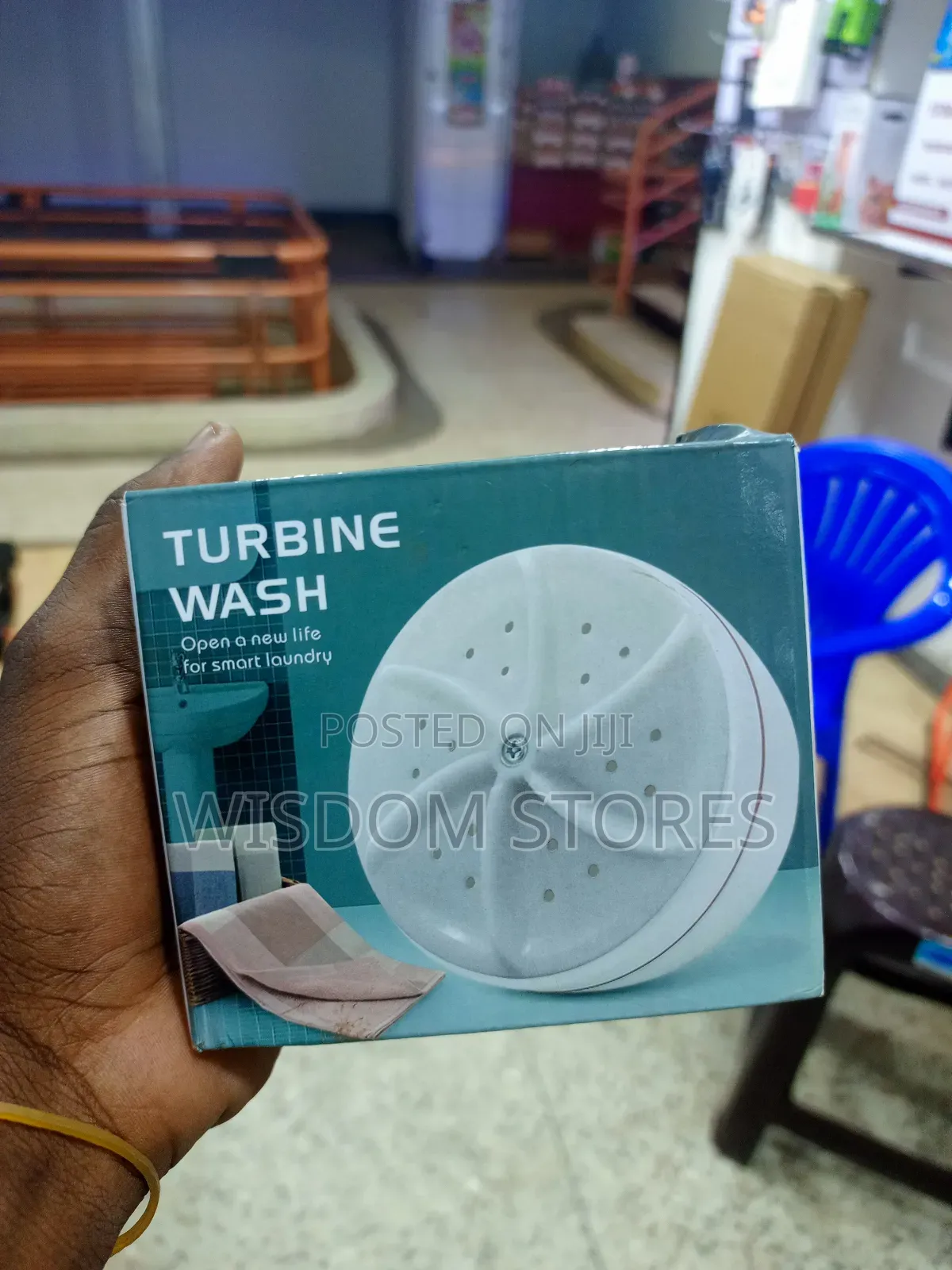 Portable Ultrasonic Turbine Washing Machine.