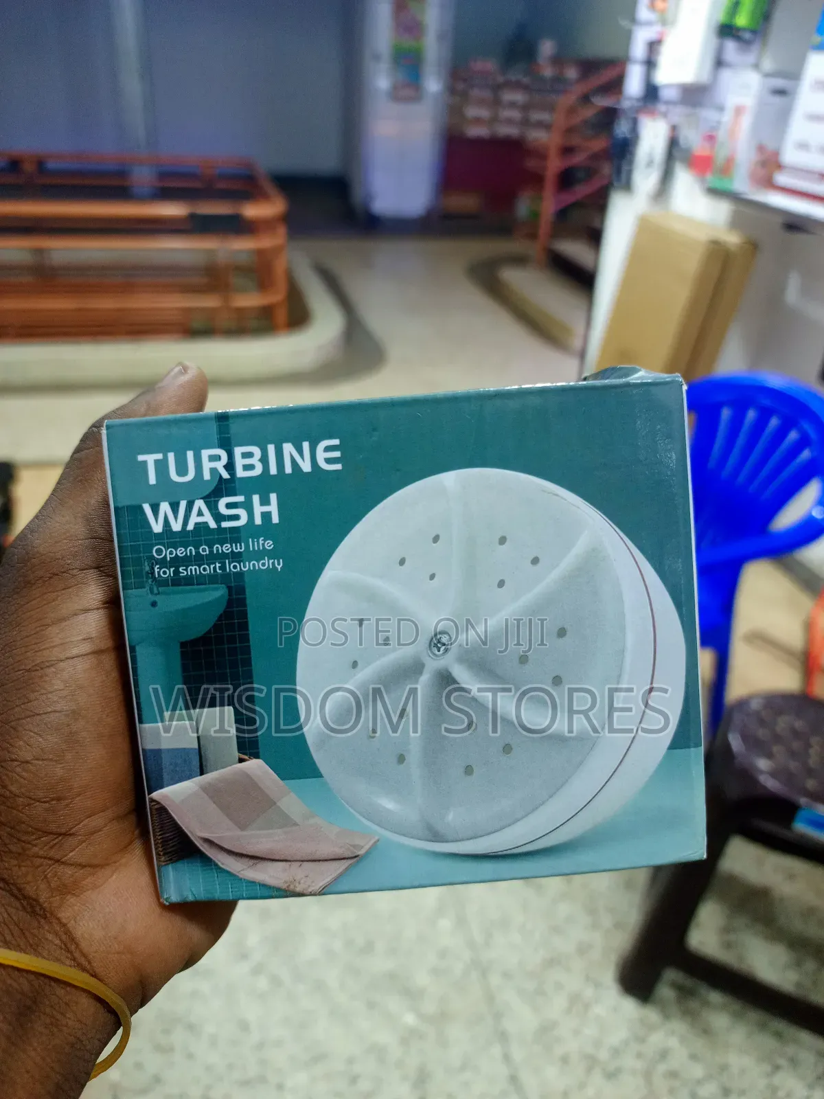 Portable Ultrasonic Turbine Washing Machine.