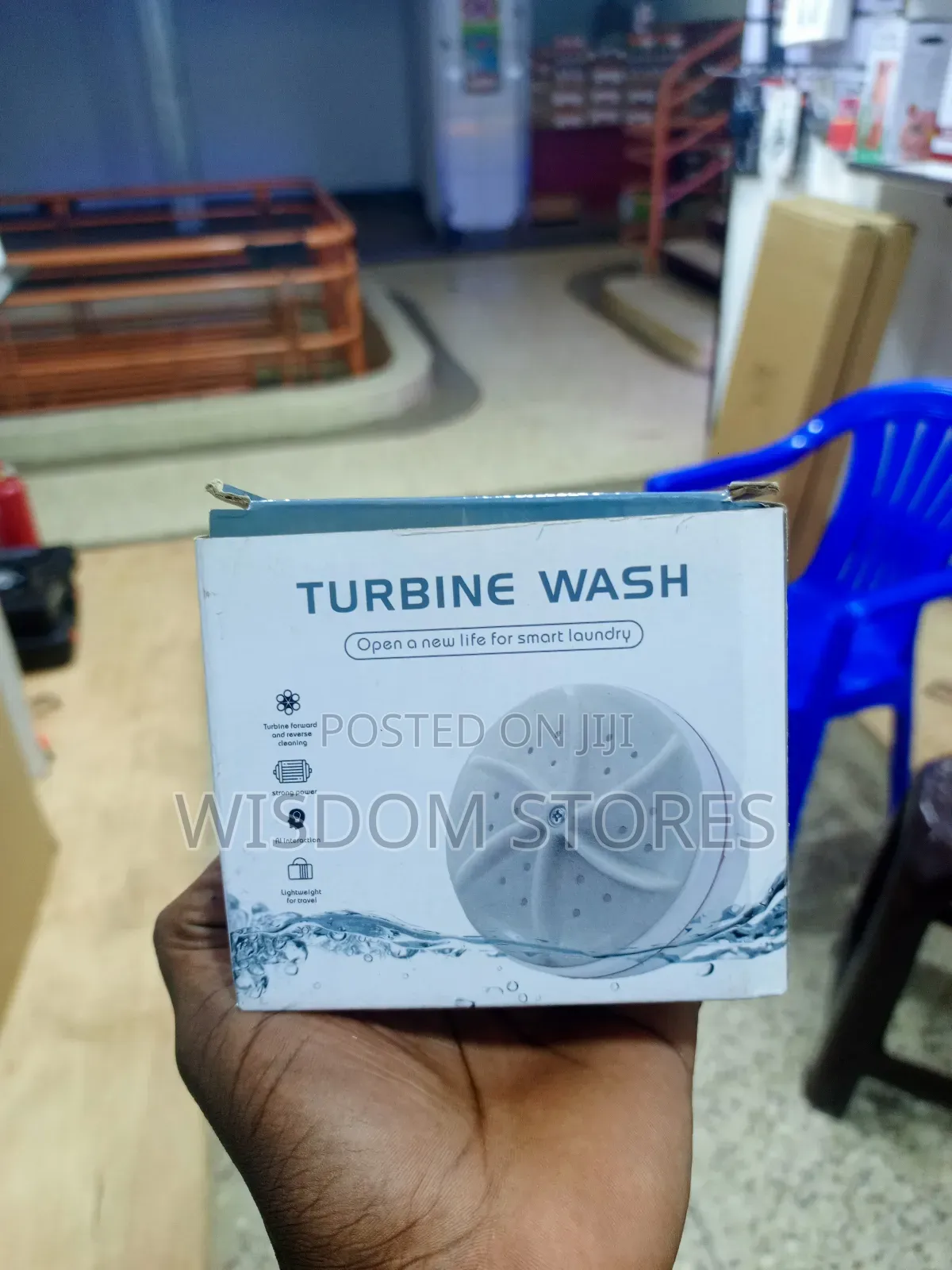 Portable Ultrasonic Turbine Washing Machine.