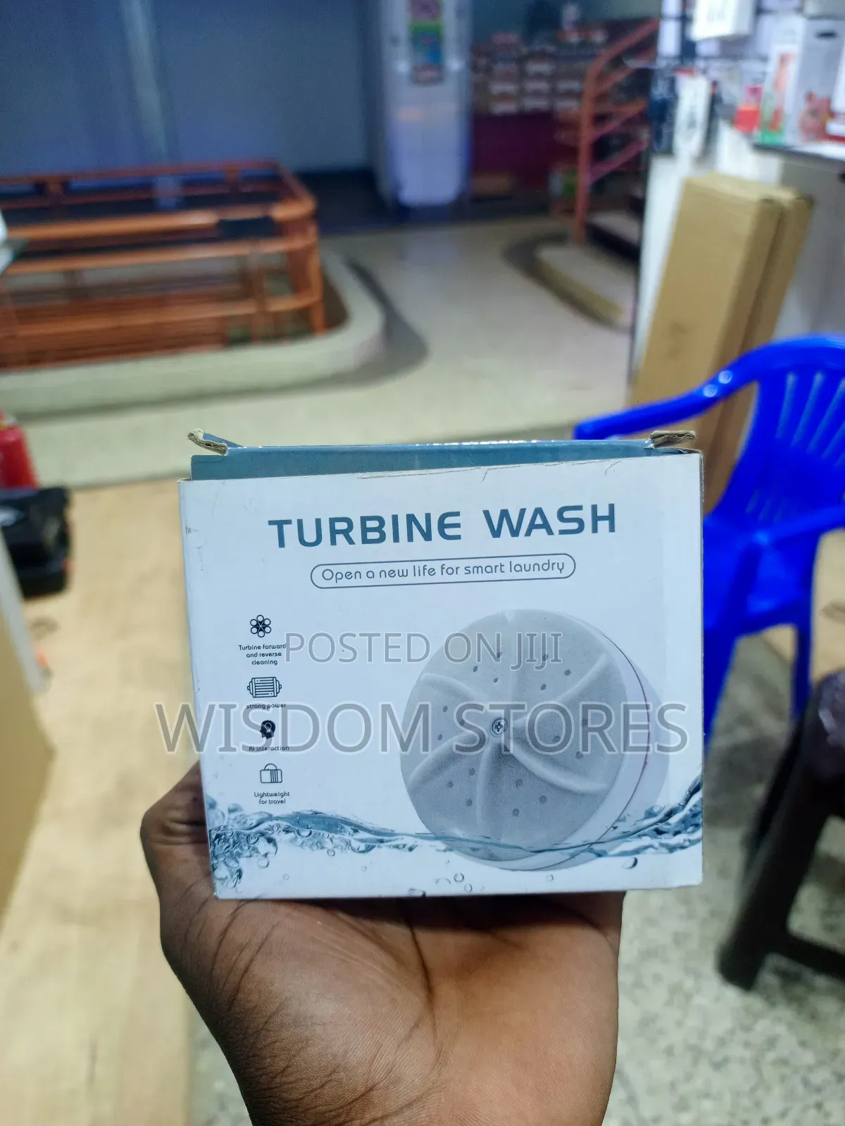 Portable Ultrasonic Turbine Washing Machine.
